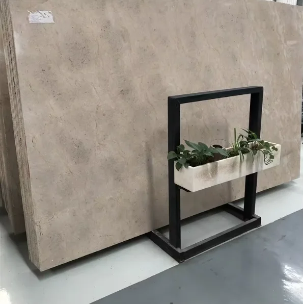 product modern villa design beige limestone slabs outdoor project exterior wall cladding material block tile tumbled surface finishining-1