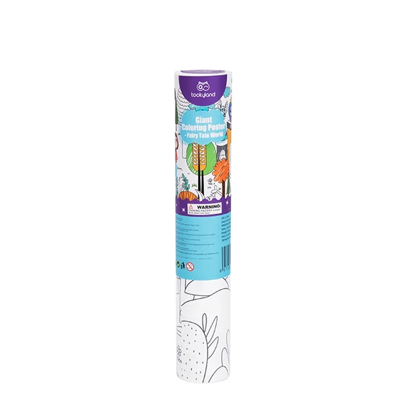 Children’s Doodle Roll – 6-meter-long colorful wall protector roll designed for kids’ painting activities.