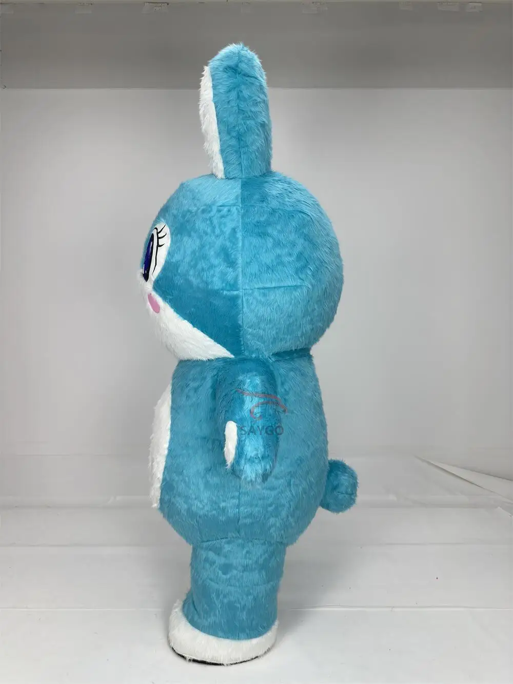 Custom 2m/2.6m High Advertising Inflatable Adult Bunny Suit Halloween Walking Mascot Costume Anime Rabbit Inflatable Costume