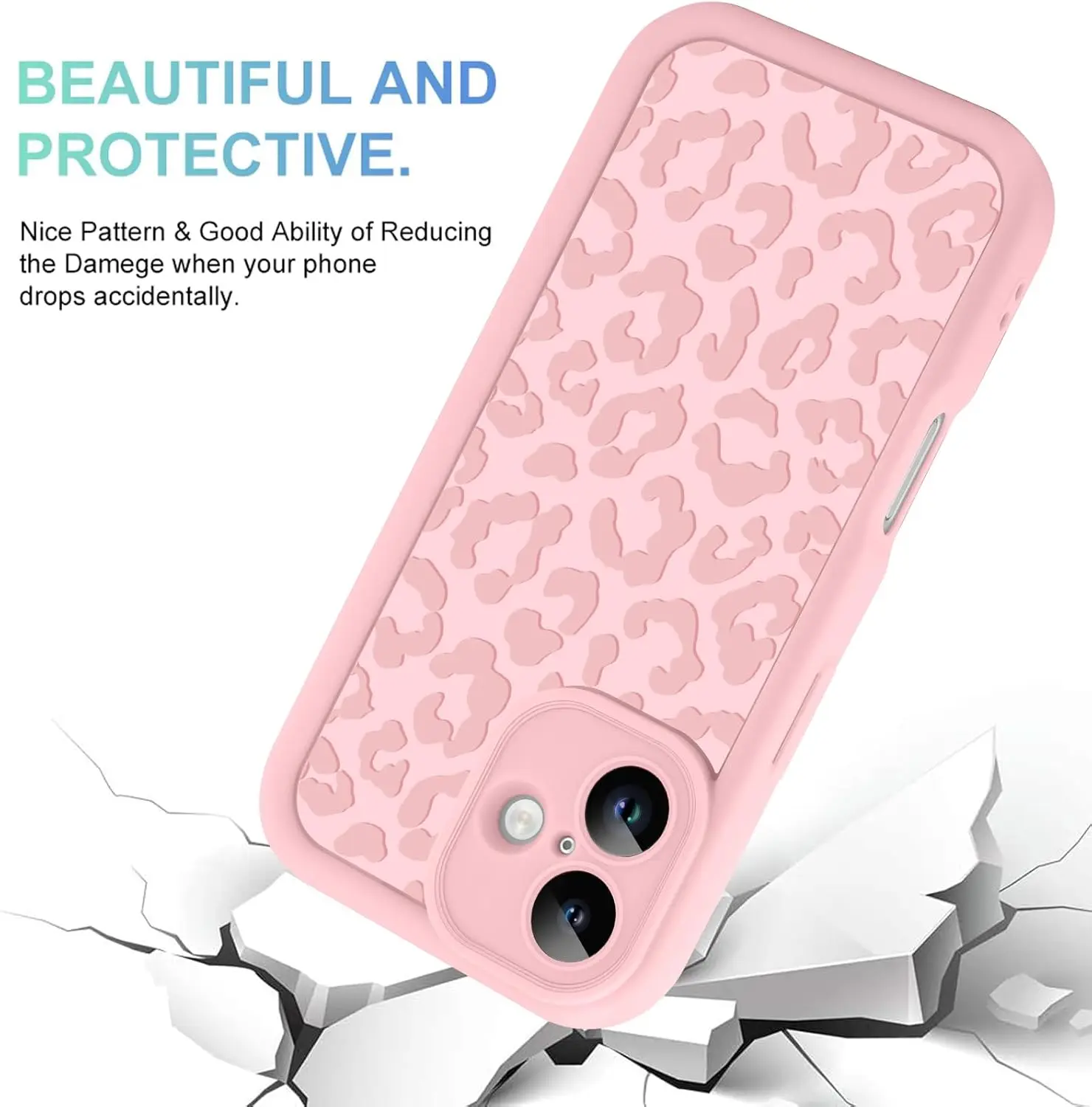 TPU Case for iPhone 16 Pro Max Cheetah Print Shockproof Soft TPU Protective Case for Women Girls Slim Anti Scratch Leopard Case manufacture