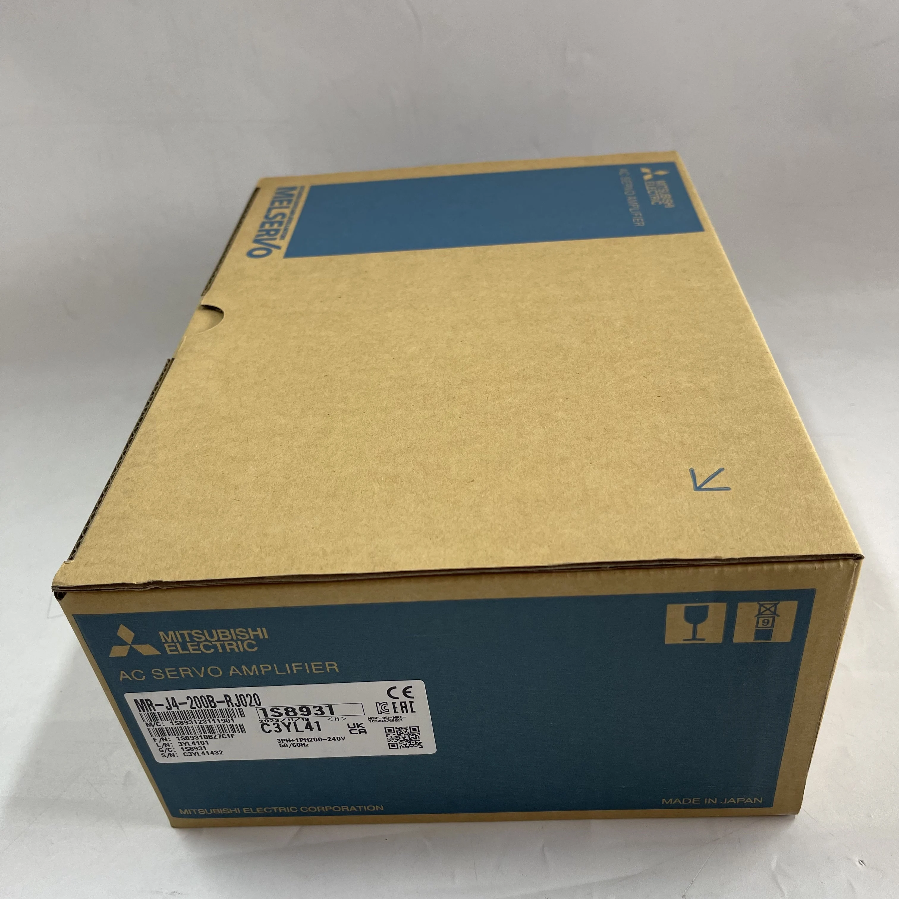 Mitsubishi AC Servo Amplifier MR-J4-200B-RJ020 Mitsubishi AC Servo Amplifier MR-J4-200B-RJ020