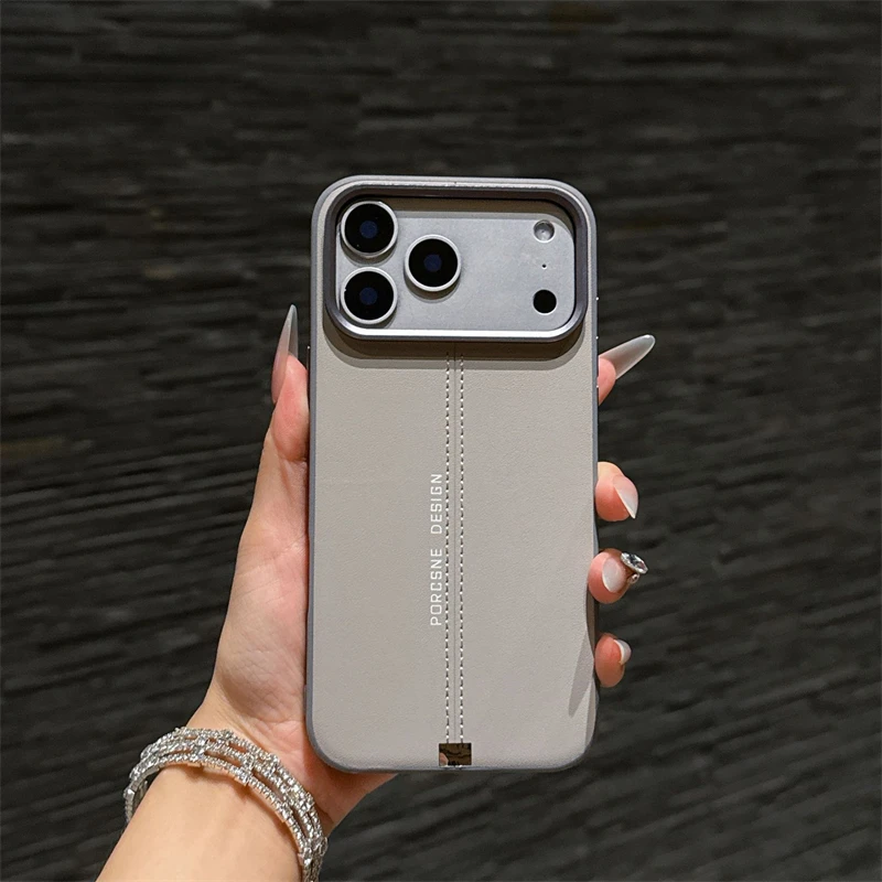 Luxury Magnetic Leather iPhone 17-13 Pro Case