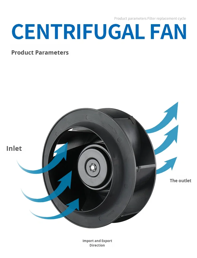 Outer Rotor Cooling Fan, centrifugal, 220V - detail 20