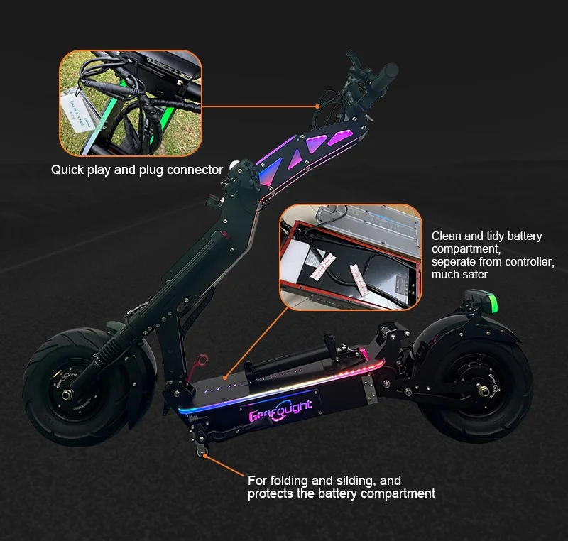 Geofought G14 Electric Scooter - 10000W Power & 14inch Tires
