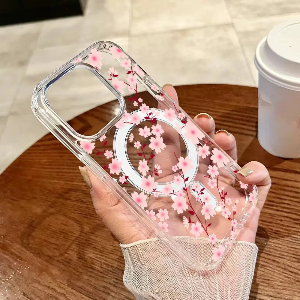 Wholesale Pink Acrylic Phone Case for iPhone 16 15 Plus 14 13 12 11 Pro Max - Magnetic, Shockproof, Wireless Charge Wholesale Pink Acrylic Phone Case for iPhone 16 15 Plus 14 13 12 11 Pro Max - Magnetic, Shockproof, Wireless Charge