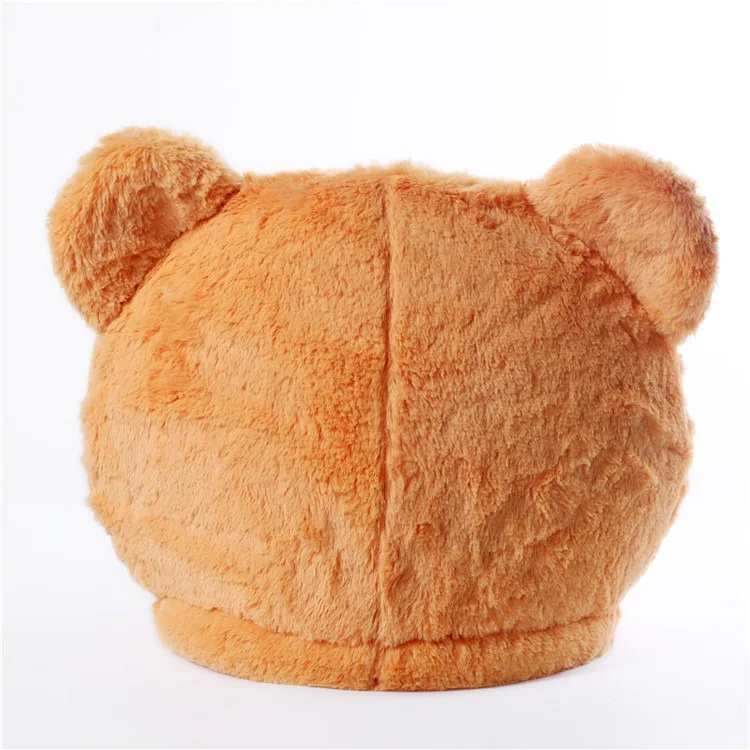 Máscara De Peluche Animal Para Halloween – Sombrero Tipo Cabeza Con Agujeros Para Ver Y Respirar, Talla única, Ideal Para Fiestas Y Carnaval