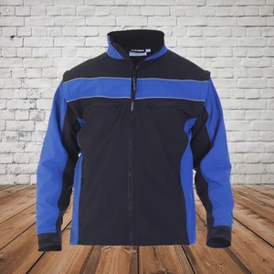 Hot Sale Customized Men Polyester Waterproof and Breathable Softshell Jacket Bonded With Fleece