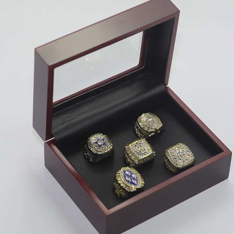 Dallas Cowboys Championship Ring Set - 5PCS Nfl Super Bowl Rings