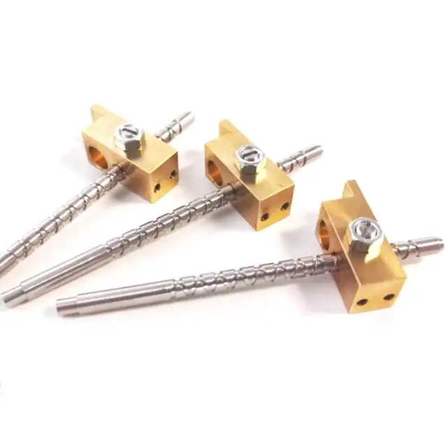 CNC Machining Parts Stainless Steel Reciprocating Screw 10x10-150-400 Miniature Self Reversing Screw