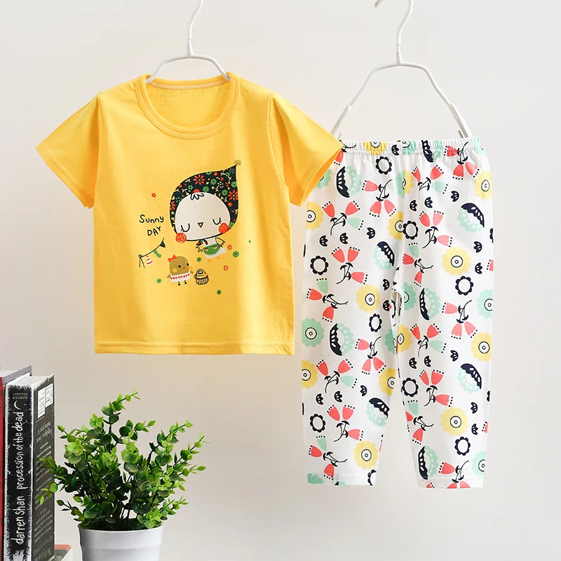 Bulk Wholesale Elegant Fashion Children Boutique  Clothing Sets Boys and Girls Clothes Sets Pure cotton