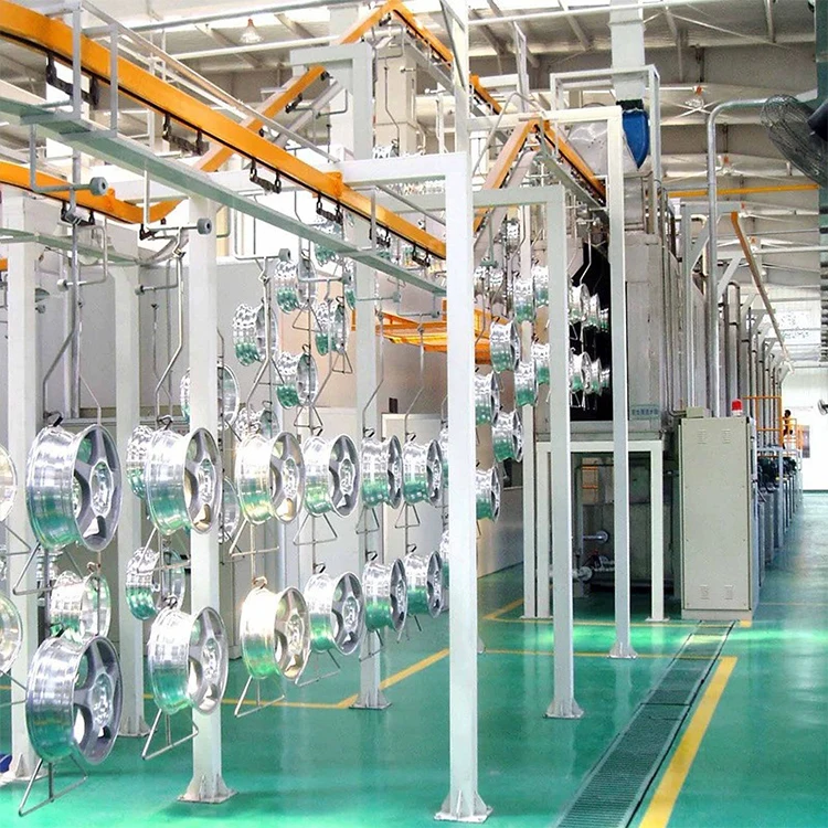 Manual Powder Coating Production Line With Curing Oven And Spray Paint