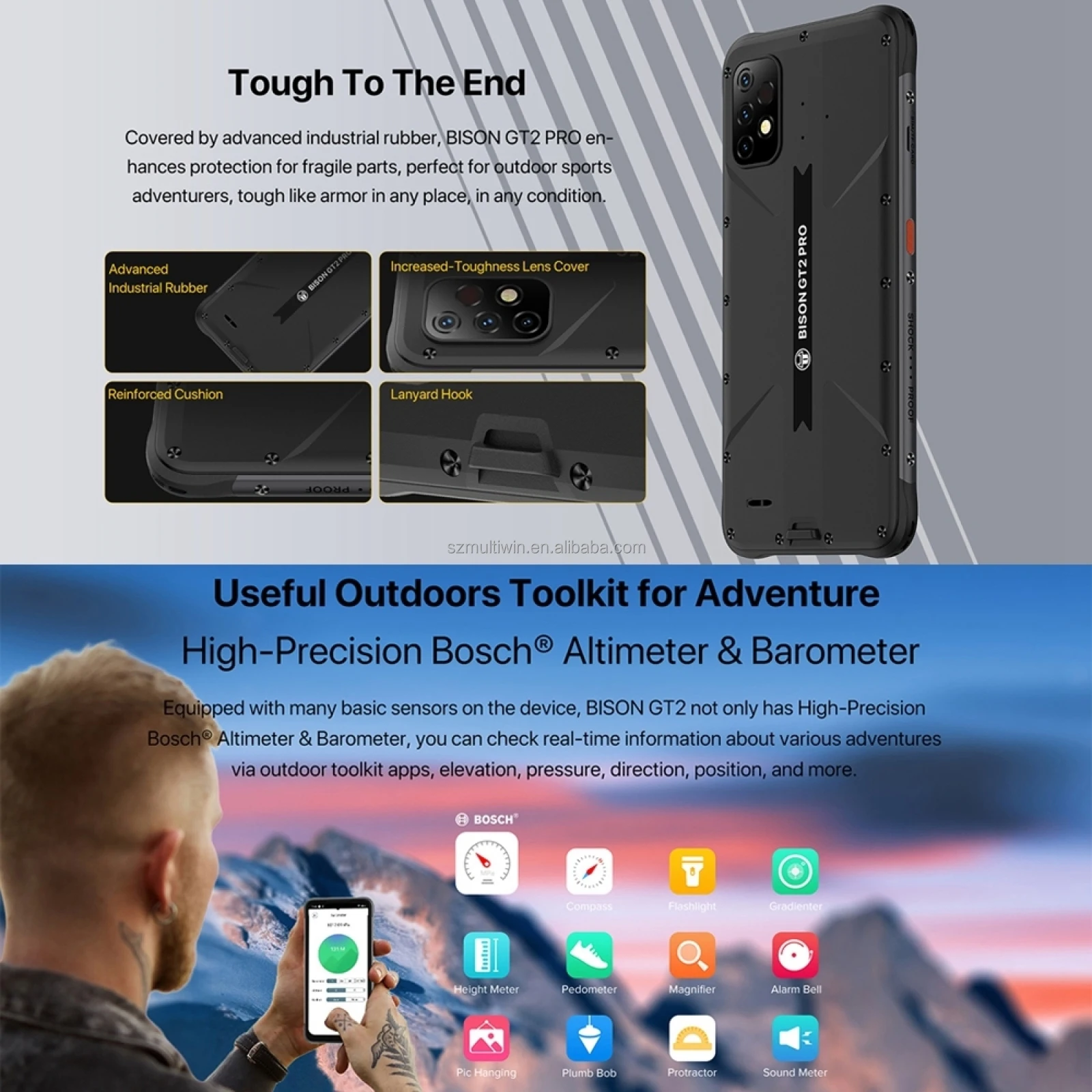 Umidigi Bison Gt2/gt2 Pro 5g Phone Rugged Smartphone Android Ip68 ...
