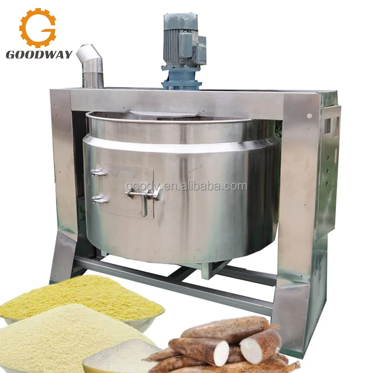 Gari Processing Machine Gari Fryer Gari Roasting Machine Cassava Flakes Frying