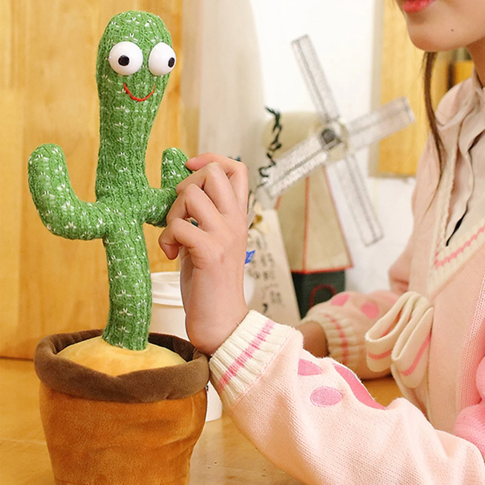 cactus plush toy electric singing