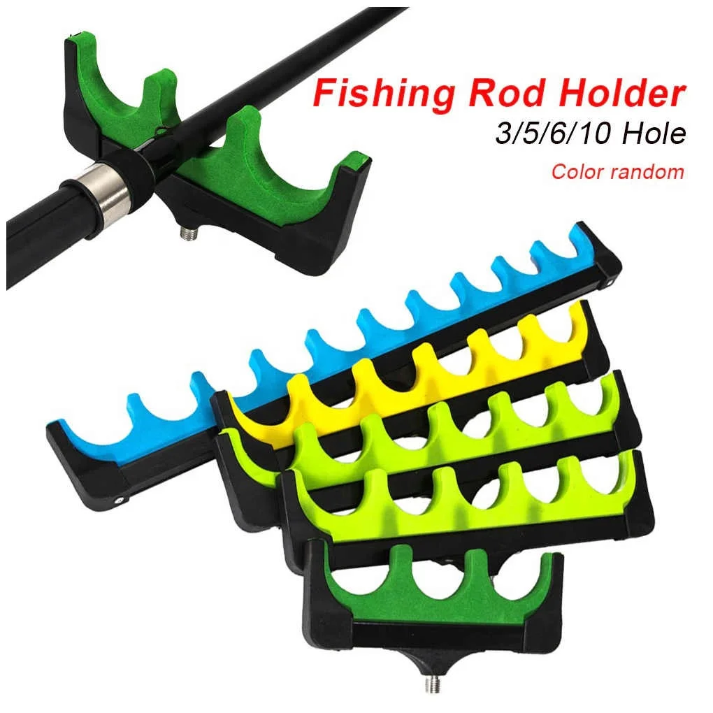 3/5/6/10 Hole Rod Fishing Rod Holder Feeder Pod Stand Holder