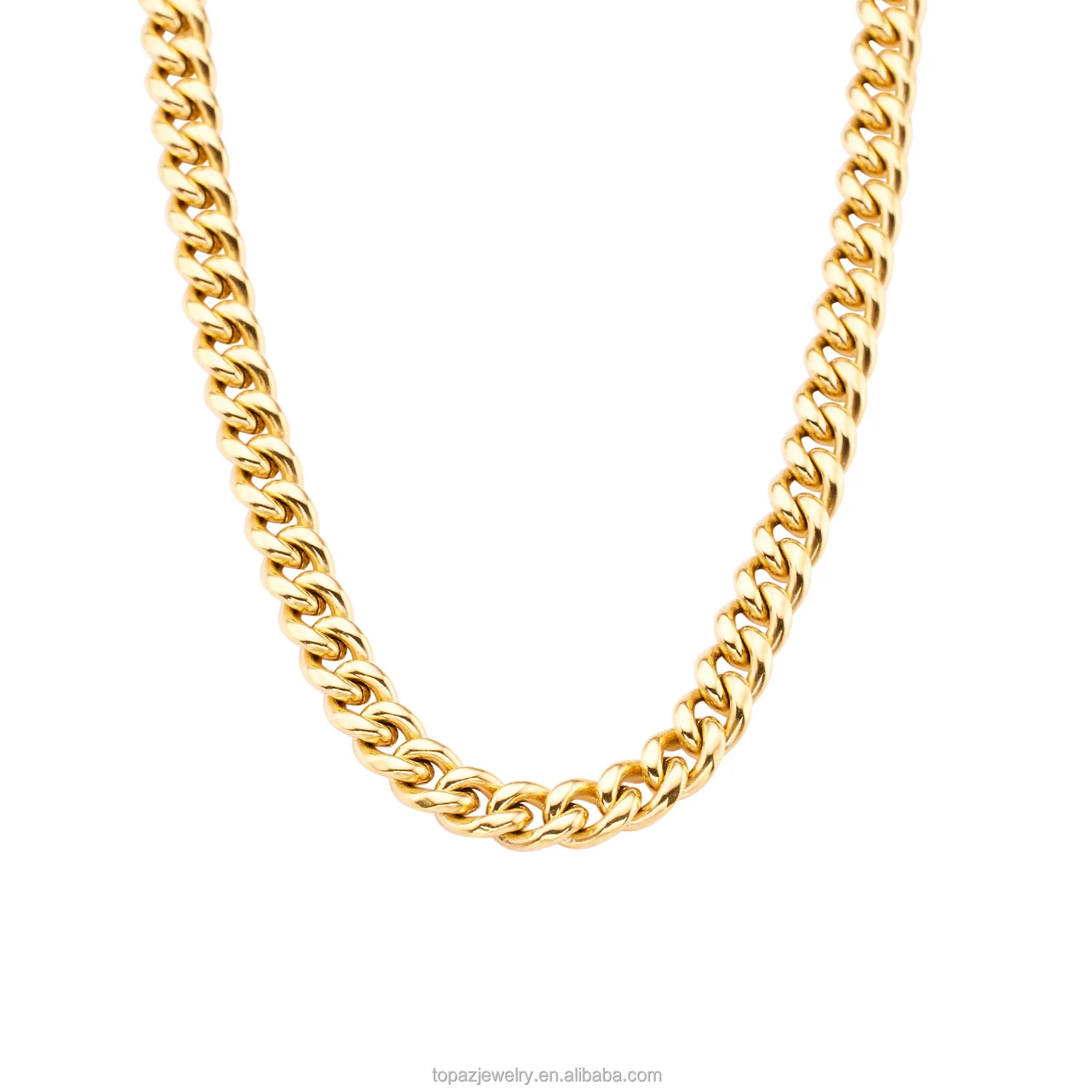 2023 Hot Selling Simple Miami Chain Hip Hop Stainless Steel Men's Trend