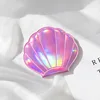 Laser shell makeup mirror-pink