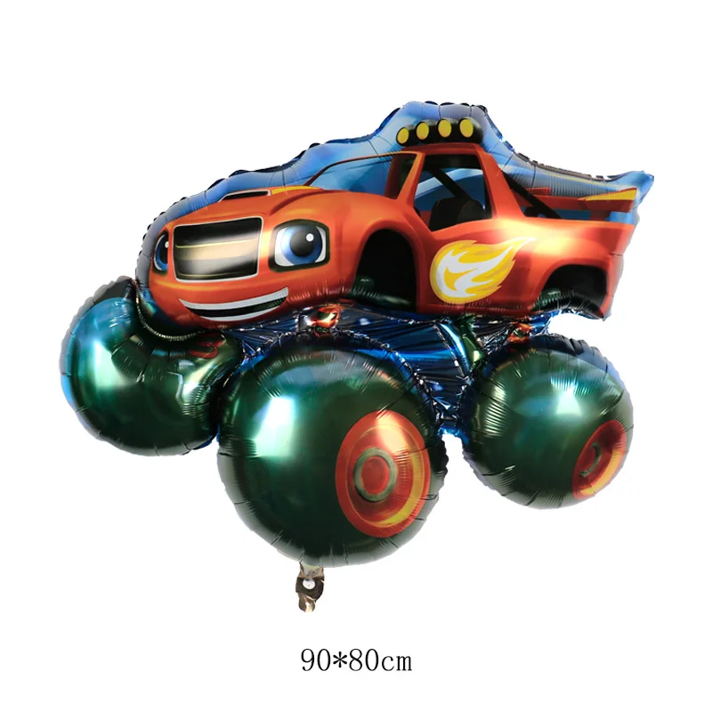 Large Cartoon Sports Car Blaze And The Monster Machines Vehicle Balloons  Happy Birthday Party Decorations Kids Gift Globos - Buy Large Cartoon  Sports Car Foil Balloons,Blaze And The Monster Machines Vehicle  Balloons,Child