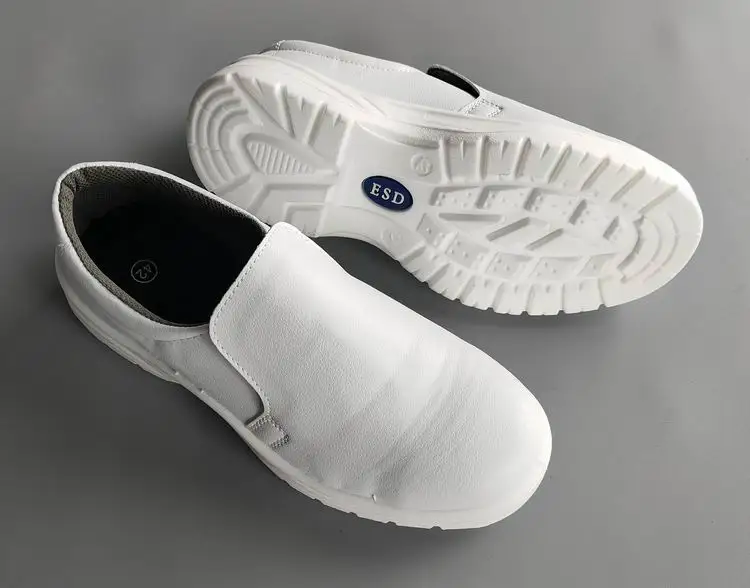 Белая Антистатическая обувь ESD, защитная обувь для защиты от разрушений