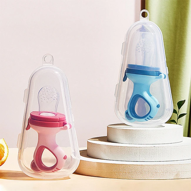 卸売 BPAフリー 無料サンプル付き ベビー用シリカゲル製フーディング・フルーツフィーダー パシファイア― 幼児向け