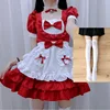 Red and white socks