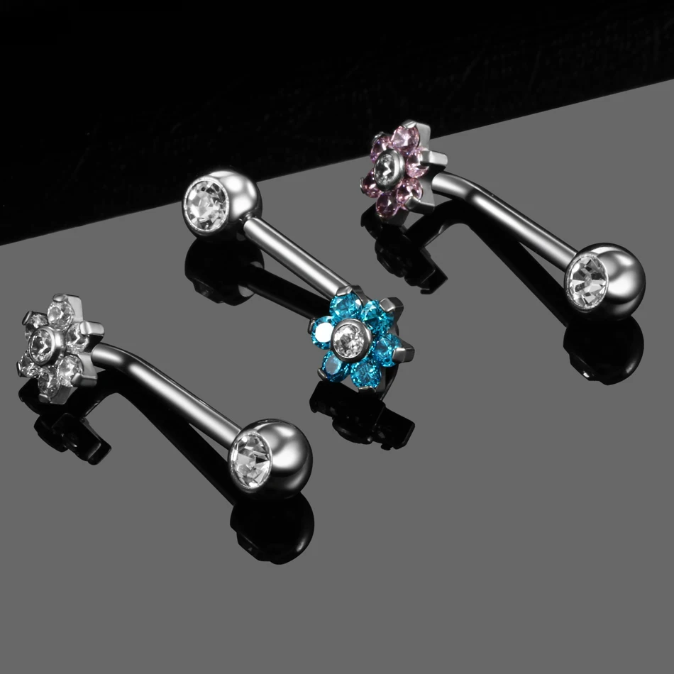 10pcs/lot Titanium Vertical Hood Piercings Flower Sexy Vagina Genital  Piercing VCH Piercings Jewelry| Alibaba.com