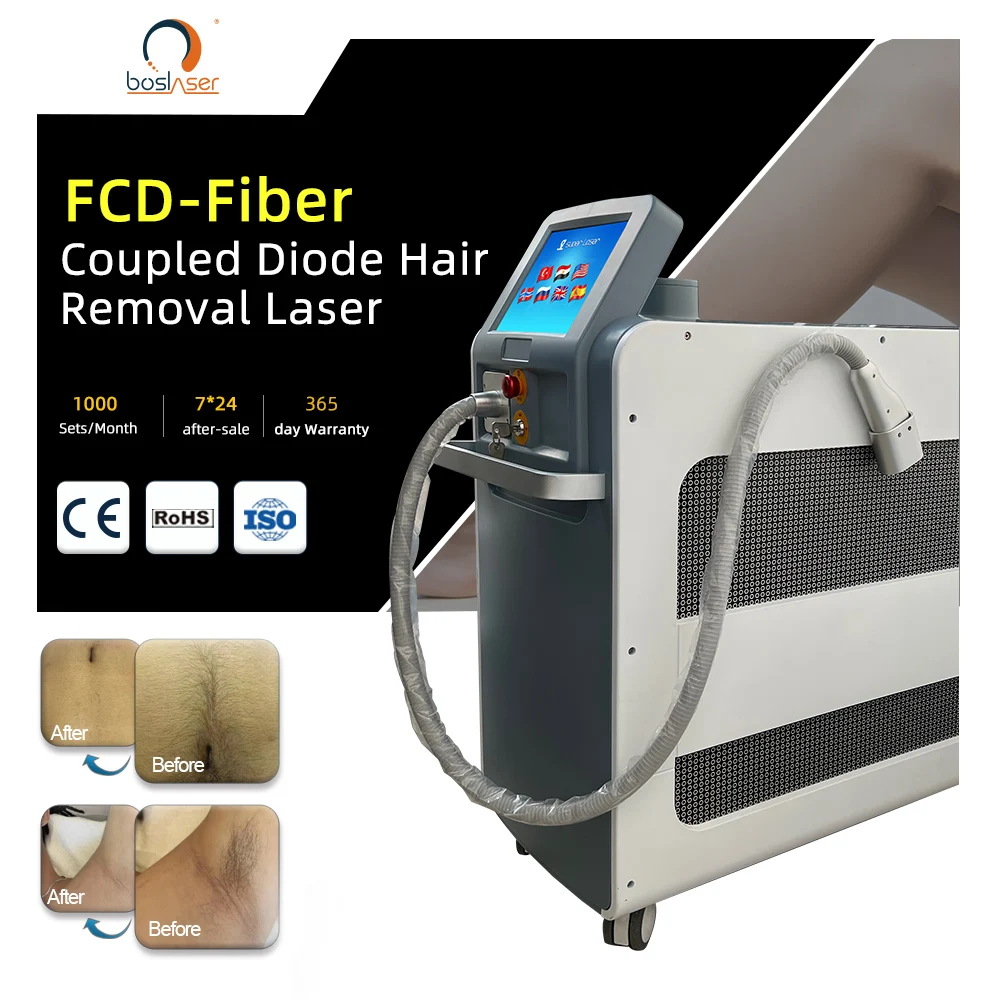 Fiber Diode Hair Removal Laser Machine Diode Ice Laser Hair Removal Machine Laser Fiber