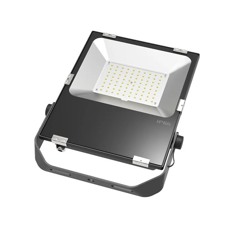 IP65 slim outdoor economical ultra-thin 50w 100w 150watts electric blue round led flood light in warm white