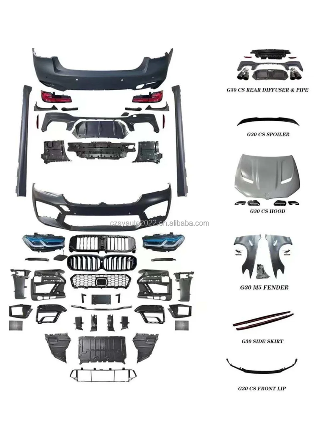 BMW 5 Series G30 G38 Body System Upgrade to M5CS Style