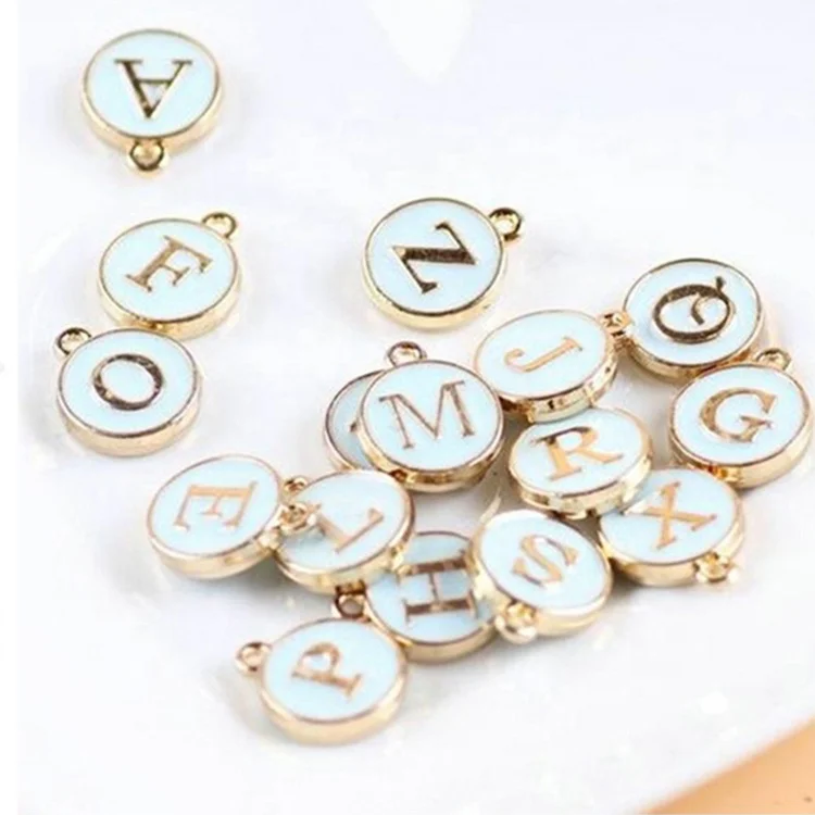 Charm Bracelet Initial Pendant Small 