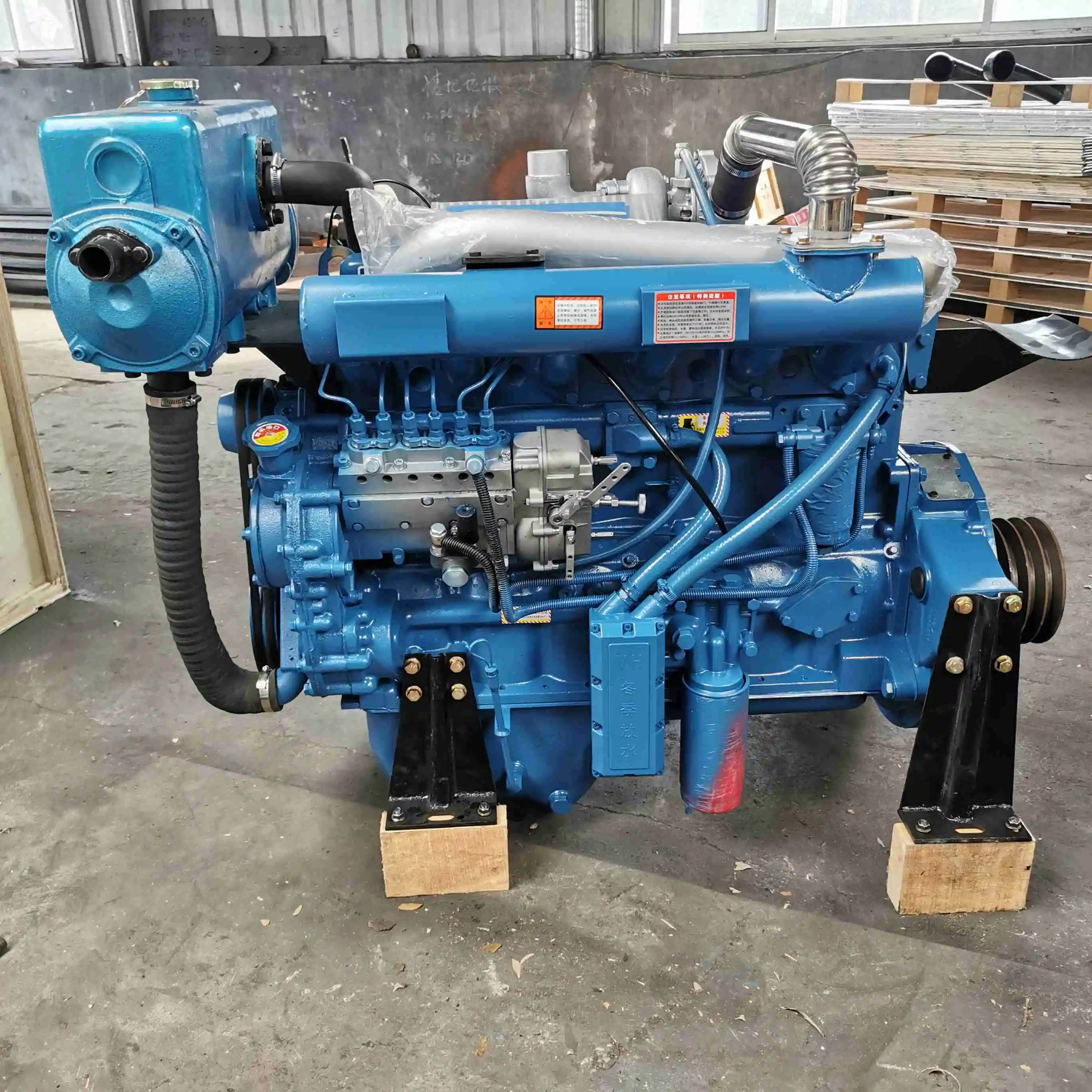 Slurry Generator Marine 6-cylinder Engine with Gearbox, Gearbox, Slurry Engine, diesel ...