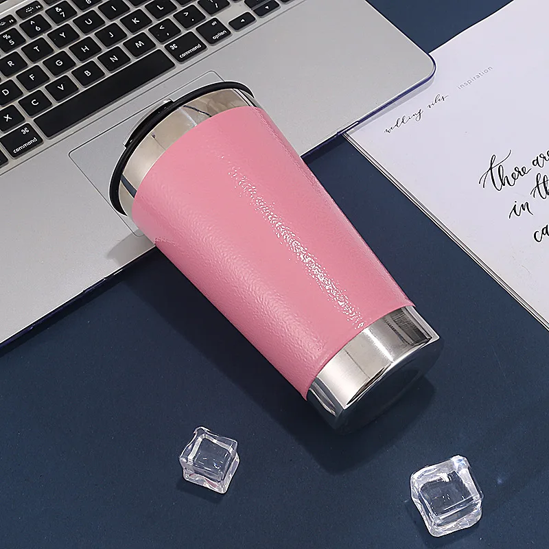 473 ml Gift Use Custom logo Thermal Stainless Steel Tumbler Cup with Beer Opener Wine Glass Insulated Cup or Mugs Milk Tea Cup