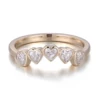 Anillo de plata 925 con diamante de laboratorio