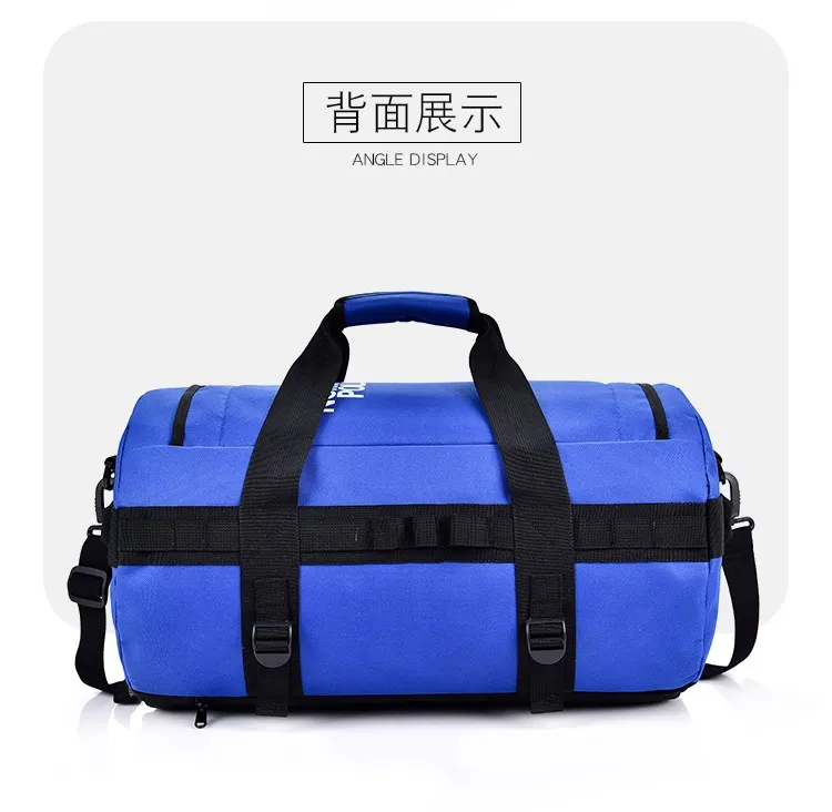 Multi-function men sports gym bag large capacity backpack custom logo women travelling duffle backpack bag waterproof travel bag