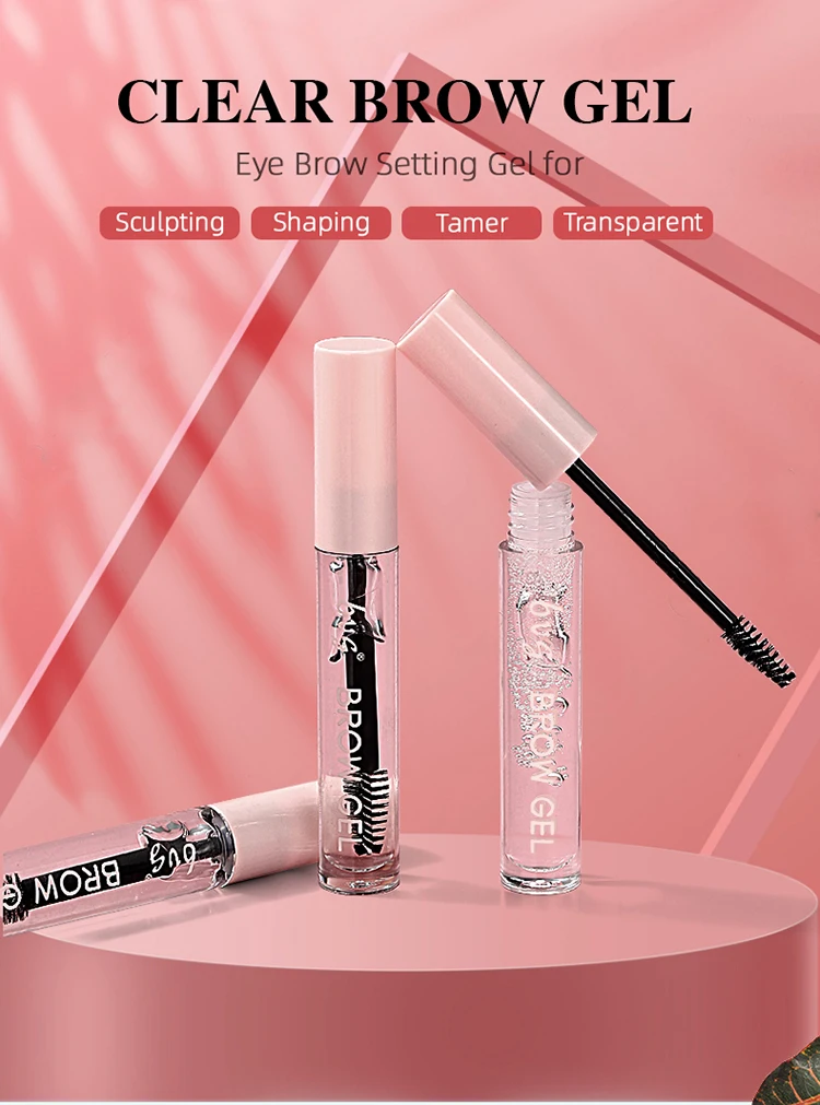 Eyebrow Fix Sculpting Gel Clear Brow Gel With Brush Transparent