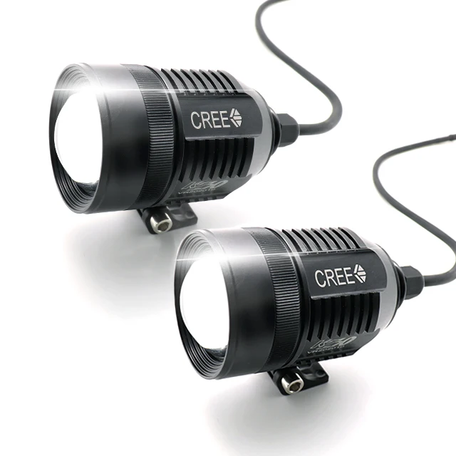 Регулируемое расстояние освещения мотоцикла вспомогательный свет Светодиодный прожектор головной свет для мотоцикла