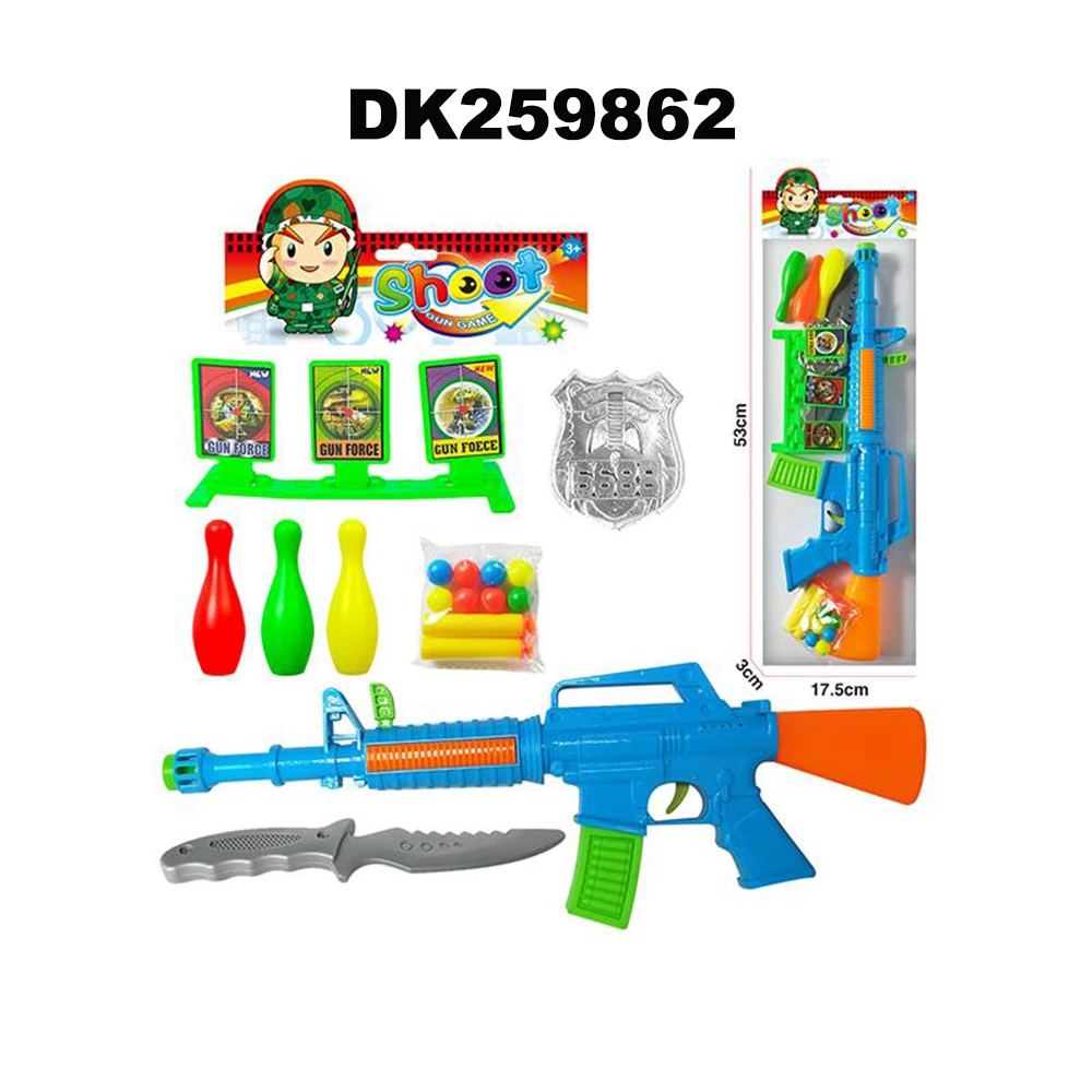 Cheapest Soft Bullet Toy Gun Ping Pong Ball Gun Toy 1 Dollar Toys Shooting Game