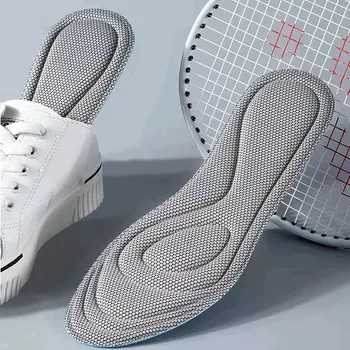 SOLETTE MEMORY FOAM CARBONIO ARGENTO Plantare Massaggiante Per Scarpe Uomo Donna