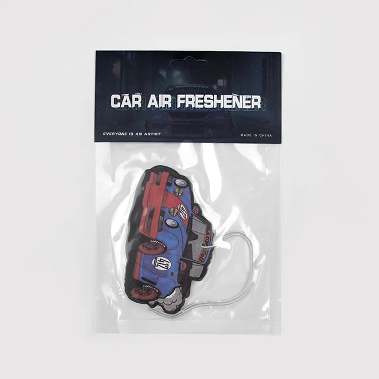 Wholesale Hanging Different Smells Fresh Air Freshener Perfume Paper