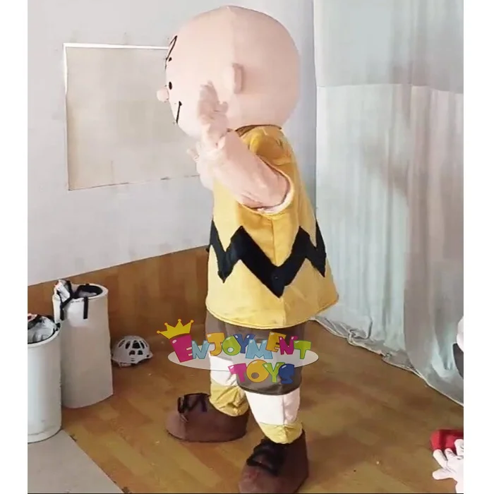 charlie brown dress up Peanuts Charlie Brown Men's Costume Medium