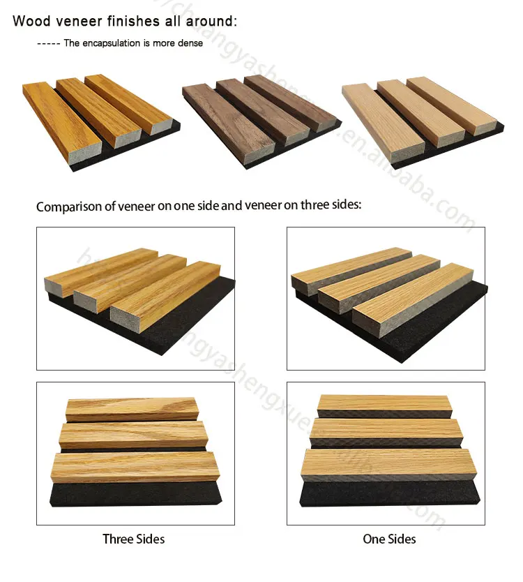 Fire Resistant Oak Woodupp Acoustic Insulation Acoustic Wooden Slat ...