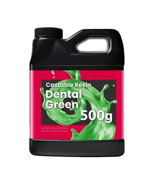 Phrozen Castable Dental Green Resin for LCD 3D Printer 500g UV Resin Dental Casting Mold 3D Printing Resin