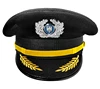 Black cap with silver badge 5