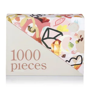 Manufacturer Clamshell Box Box 1000pieces Rompe Cabezas Jigsaw Puzzles for Adults and Children