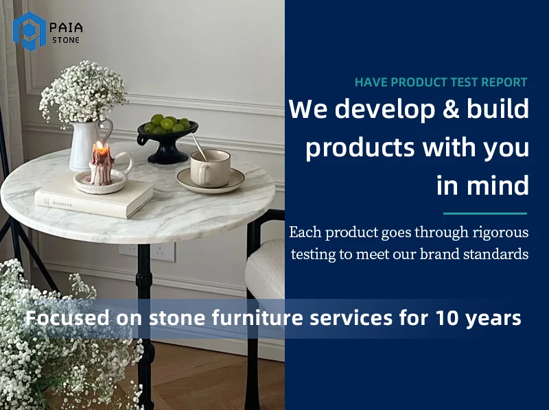 product natural travertine modern convertible durable coffee table for living room-0