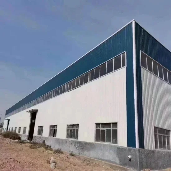 Industrial Warehouse with Prefabricated Steel Building Engineered Sandwich Panel Material Steel Structure