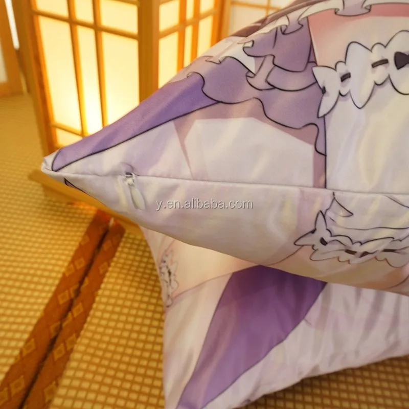 Anime Game Merchandise Custom Printed Knitted Plush Eco-Friendly Non-Toxic Pillowcase 40*70 Custom Logo for Home Hotel Wholesale