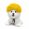 Peluca Afro Amarilla para Perros 40g