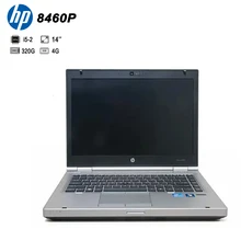 High Quality Used Laptop For 8460P Intel Core i5 14 inch Second Hand Laptop for Office study  Used Computer Wholesale