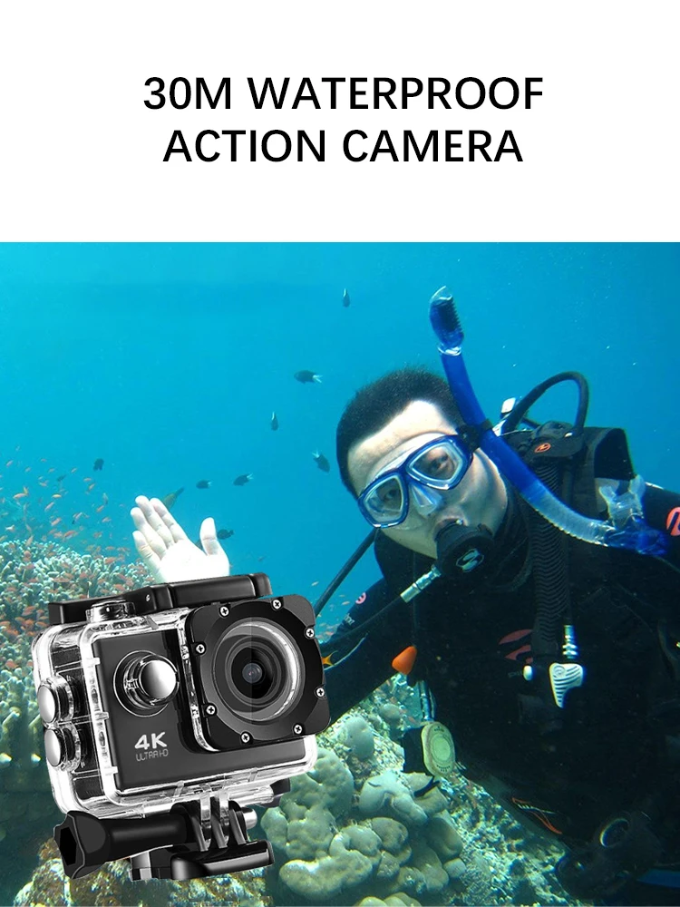 Wholesale Wifi 4k Sport Action Camera Motorcycle Waterproof Cameras